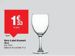 Promocash Verre à pied Arcsmart offre
