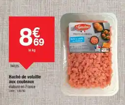 Promocash Haché de volaille aux couteaux offre
