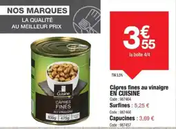 Promocash EN CUISINE Câpres fines au vinaigre offre