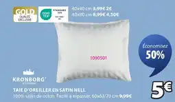 JYSK Taie d'oreiller en satin nell offre