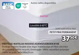 JYSK Protège matelas housse adamsfjorden bt40 offre