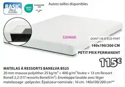 JYSK Matelas à ressorts banelva bs25 offre