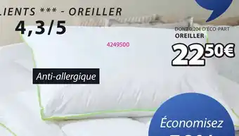 JYSK Oreiller offre