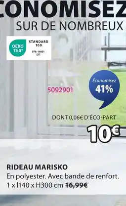 JYSK Rideau marisko offre