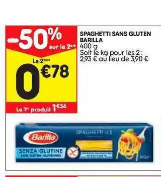 Spaghetti Sans Gluten Barilla