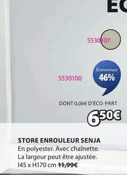 JYSK Store enrouleur senja offre