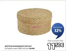 JYSK Boîte de rangement fritlev offre