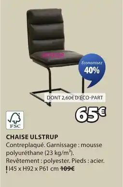 JYSK Chaise ulstrup offre