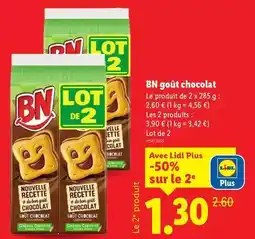 Lidl Bn - goût chocolat offre