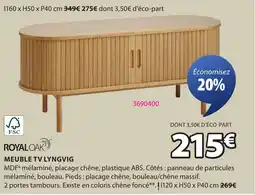 JYSK Meuble tv lyngvig offre