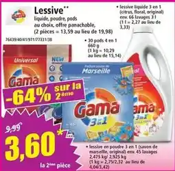 Norma Lessive offre