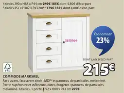 JYSK Commode markskel offre