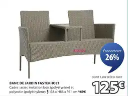 JYSK Banc de jardin fasterholt offre