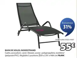 JYSK Bain de soleil nordstrand offre