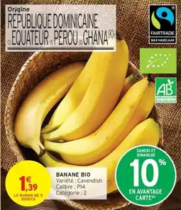 Intermarché Drive Banane bio offre