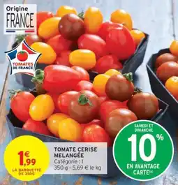 Tomate cerise melangée
