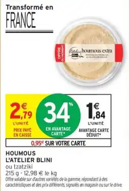 Houmous l'atelier blini