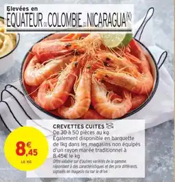Intermarché Drive Crevettes cuites offre