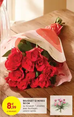 Intermarché Drive Bouquet 12 roses offre