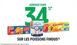Intermarché Drive Sur les poissons findus offre