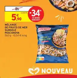 Intermarché Drive Mélange de fruits de mer surgelé pescanova offre