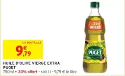 Intermarché Drive Huile d'olive vierge extra puget offre