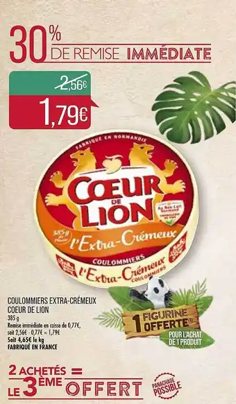 Match Coulommiers Extra-crémeux Cœur De Lion offre