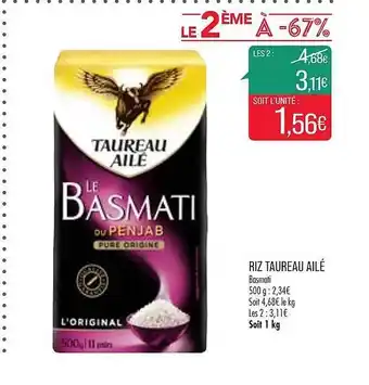 Match Riz Taureau Ailé offre