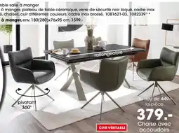 Möbel Martin Chaise avec accoudoirs offre