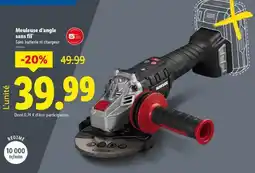 Lidl Meuleuse d'angle sans fil offre