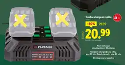 Lidl Double chargeur rapide offre