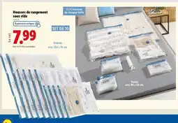 Lidl HOUSSES DE RANGEMENT SOUS-VIDE offre