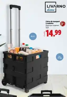 Lidl Caisse de transport à roulettes offre