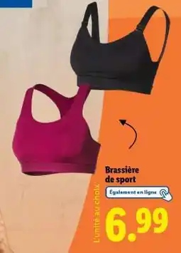 Lidl CRIVIT Brassière de sport offre