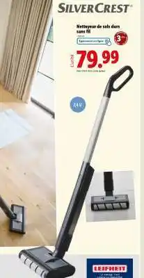 Lidl Nettoyeur de sols durs sans fil offre