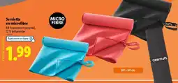 Lidl Serviette en microfibre offre