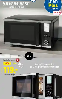 Lidl SILVERCREST Four à micro-ondes offre