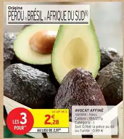 Intermarché Express AVOCAT AFFINE offre