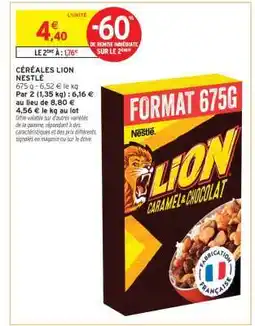 Intermarché Express Céréales Lion Nestlé offre