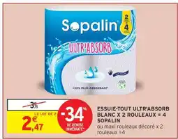 Intermarché Hyper Sopalin ULTR'ABSORB offre