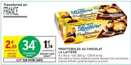 Intermarché Hyper PROFITEROLES AU CHOCOLAT LA LAITIÈRE offre