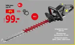 Lidl Taille-haies sans fil offre