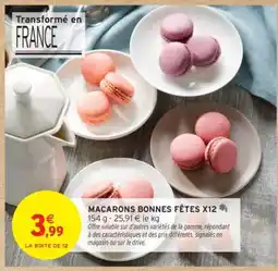 Intermarché Express MACARONS BONNES FÊTES X12 offre