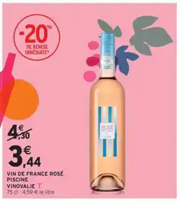 Intermarché Express Vin de France Rosé Piscine offre