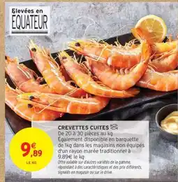 Intermarché Hyper CREVETTES CUITES offre