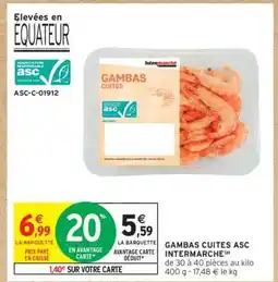 Intermarché Contact Gambas Cuites ASC Intermarché offre