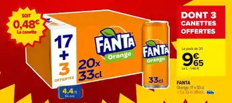 Carrefour Fanta Orange offre