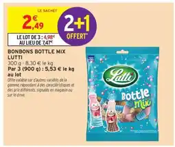 Intermarché BONBONS BOTTLE MIX LUTTI offre