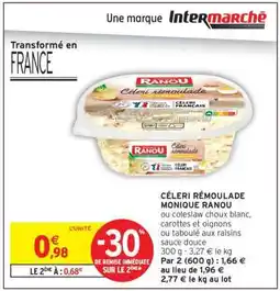 Intermarché CÉLERI RÉMOULADE MONIQUE RANOU offre
