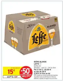 Intermarché LEFFE offre